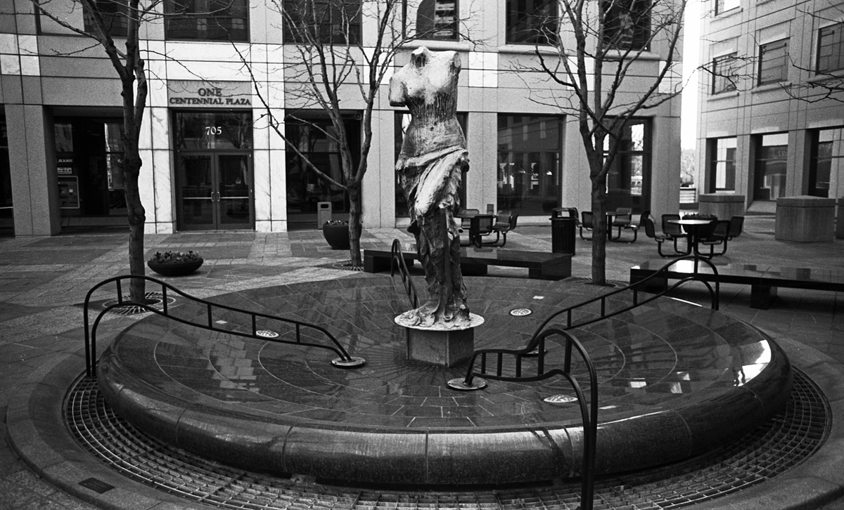 Centennial Plaza Statue 2000